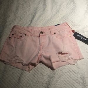 TRUE RELIGION  NBW jean cutoffs size 30